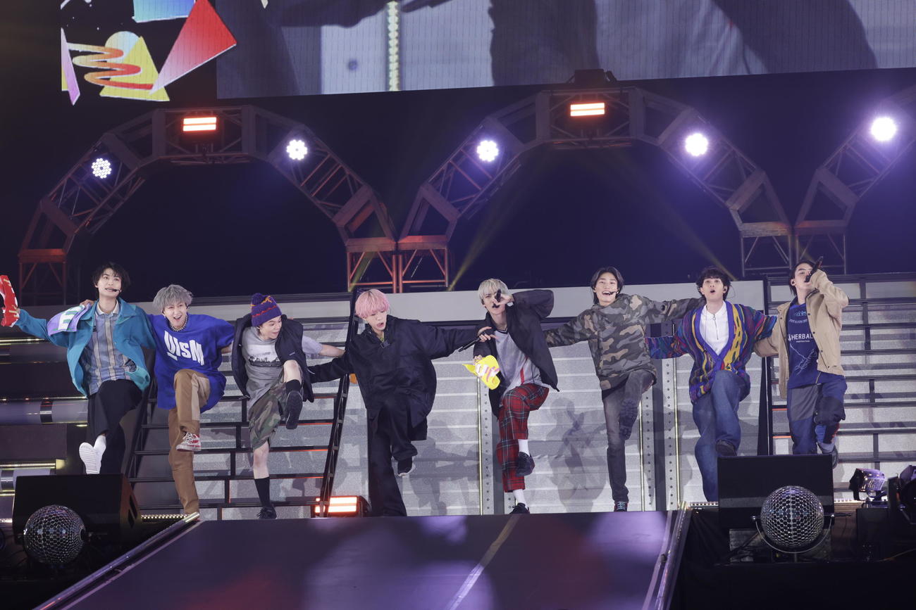 「EBiDAN THE LIVE UNIVERS 2023」に出演したSUPER★DRAGON