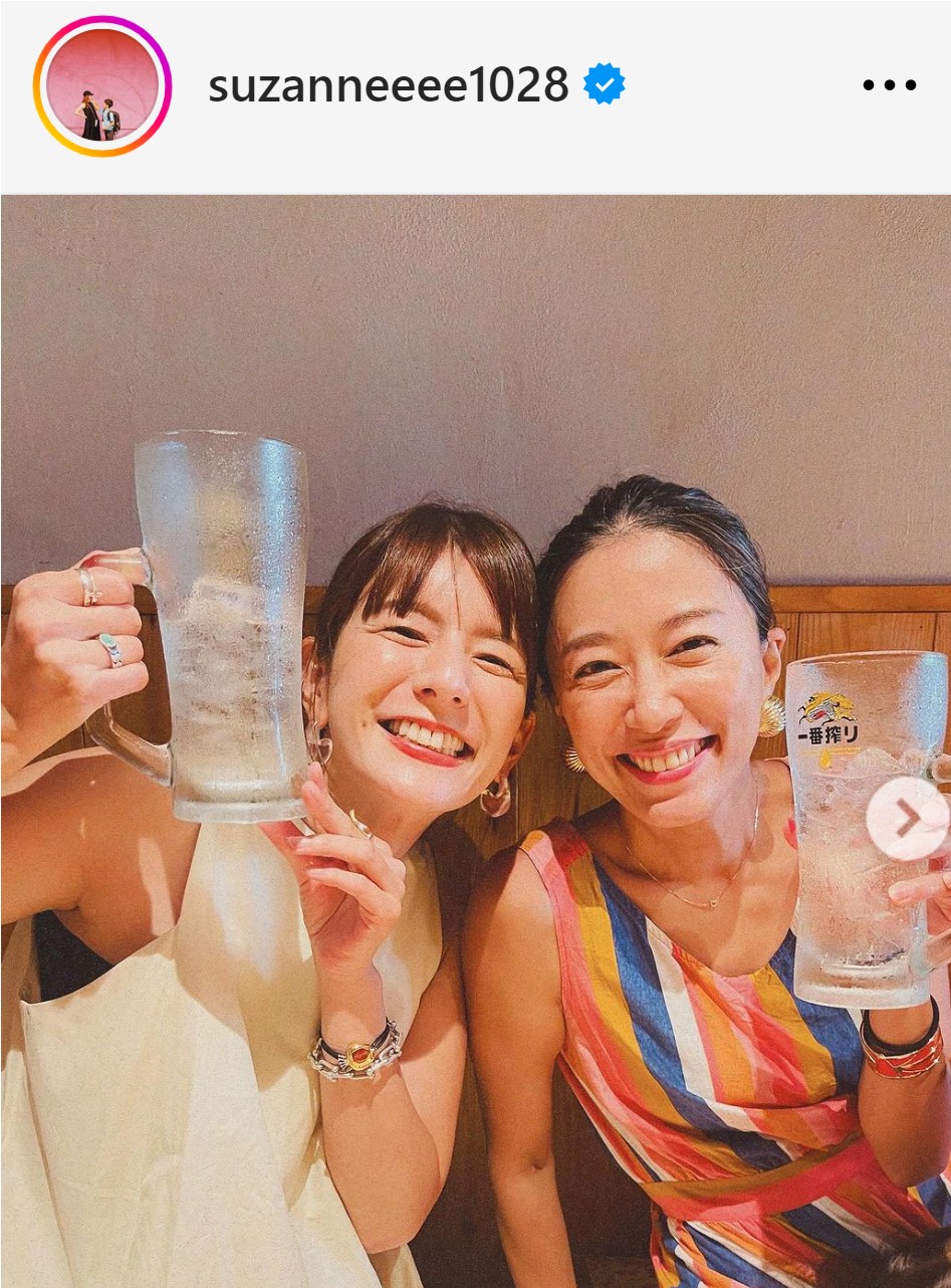 スザンヌのインスタグラムから