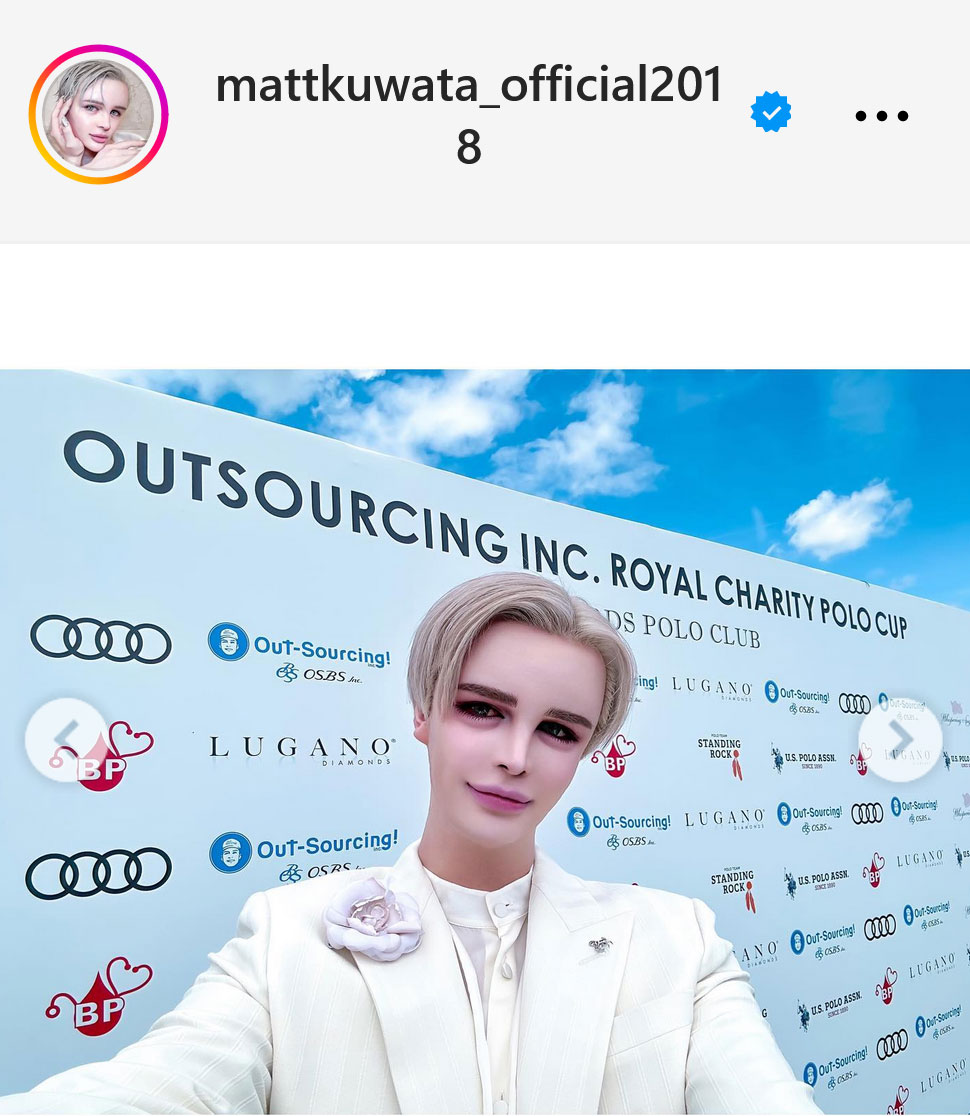 Mattインスタグラムから