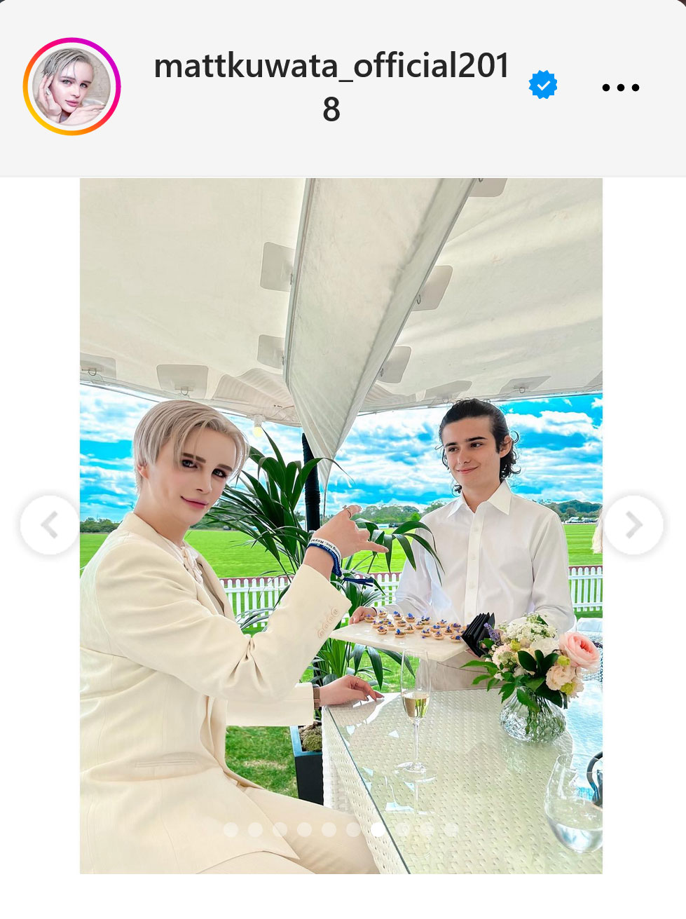 Mattインスタグラムから