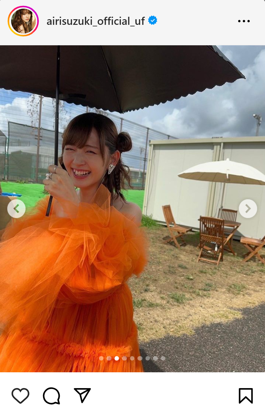 鈴木愛理のインスタグラムから