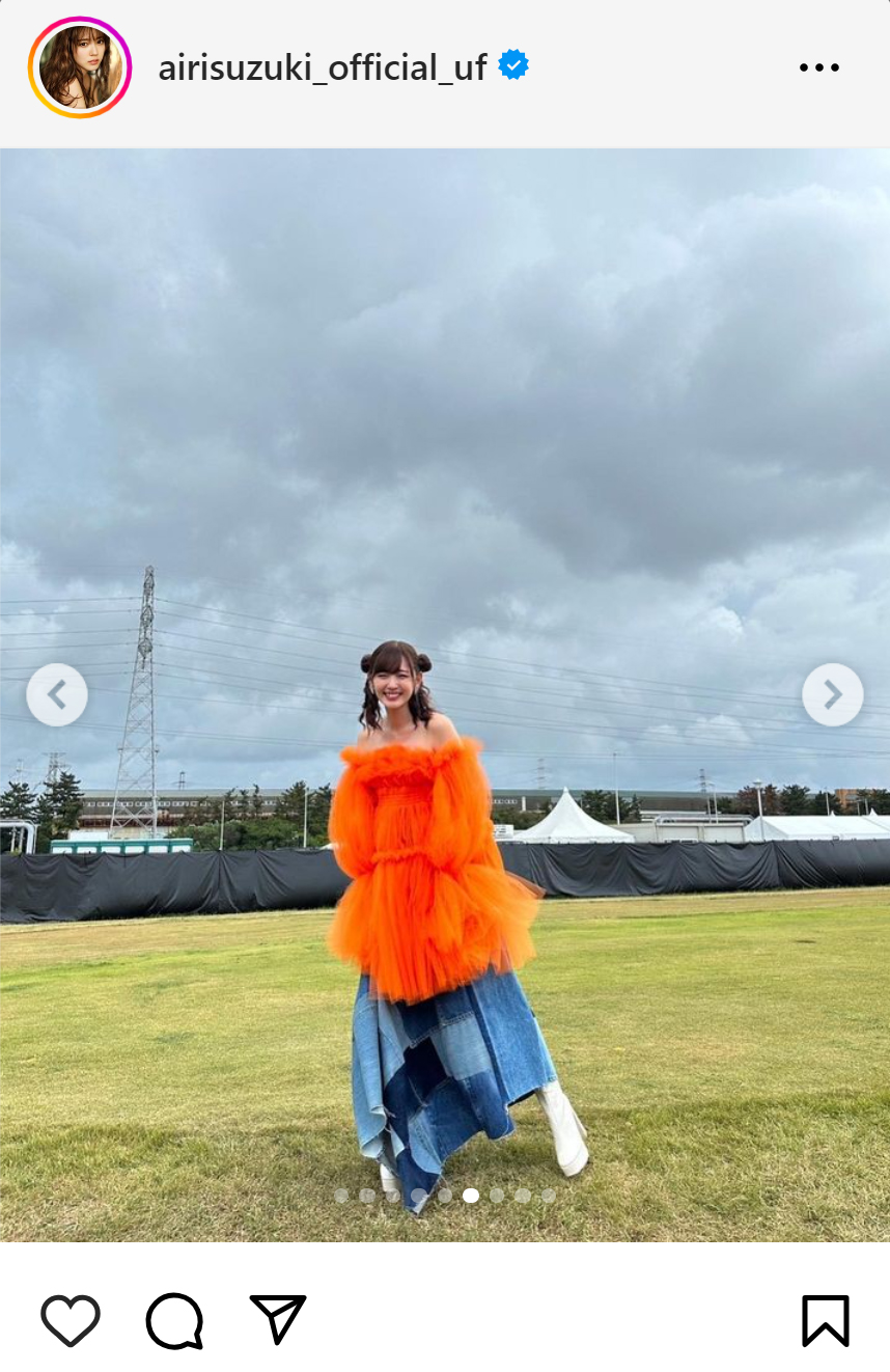 鈴木愛理のインスタグラムから