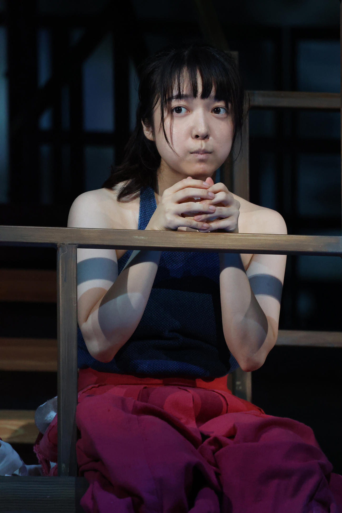 御園座で開幕した舞台「千と千尋の神隠し」で千尋を演じる上白石萌音