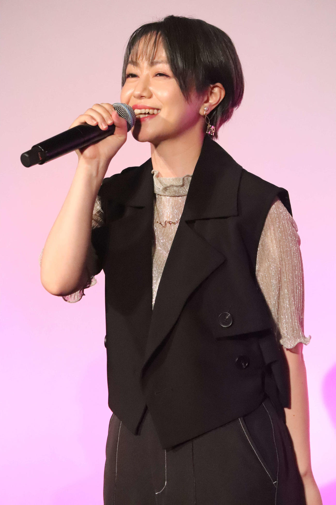 映画「SAND LAND」ジャパンプレミアイベントに登壇した田村睦心（撮影・加藤理沙）