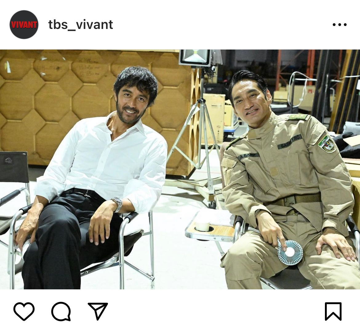 「VIVANT」のインスタグラムから