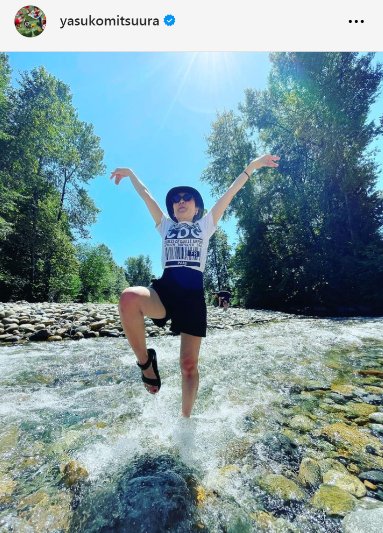 光浦靖子のインスタグラムから