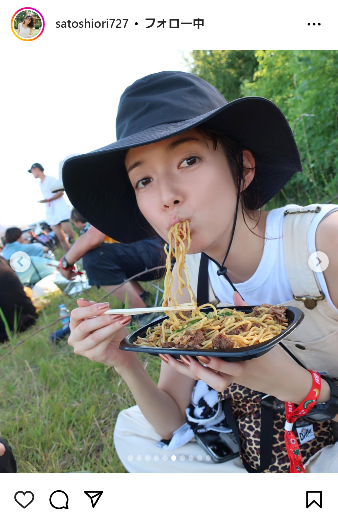 佐藤栞里のインスタグラムから