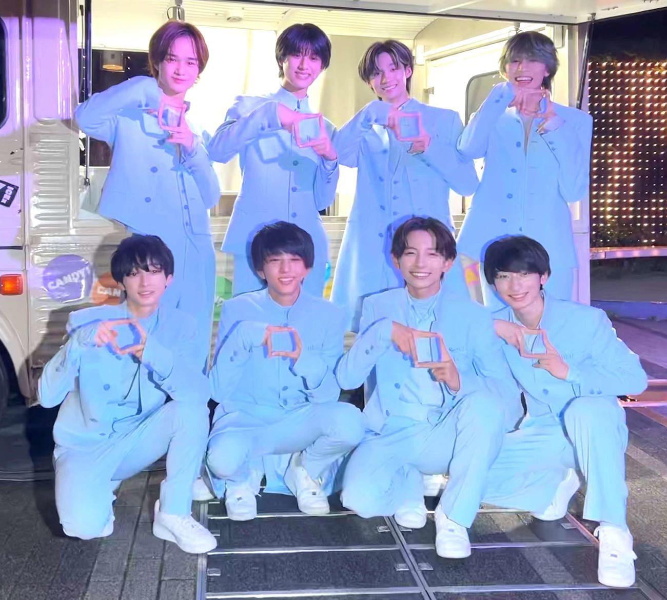 メジャーデビューシングル「CANDY」発売記念イベントを行ったICEx（撮影・松尾幸之介）