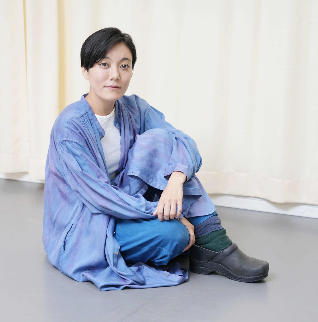 演劇「いつぞやは」に出演する鈴木杏（撮影・小沢裕）