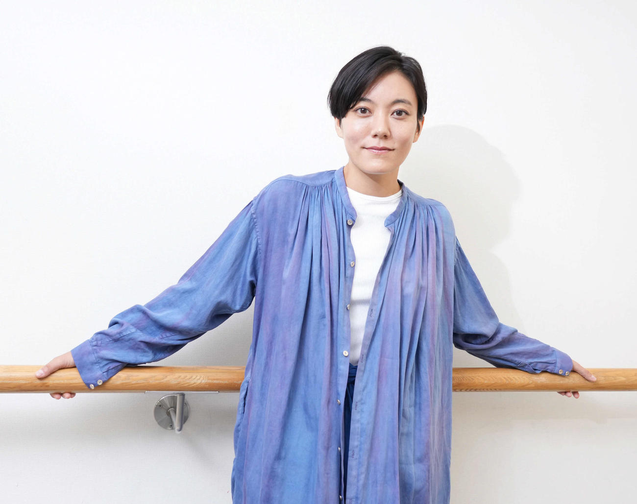 演劇「いつぞやは」に出演する鈴木杏（撮影・小沢裕）