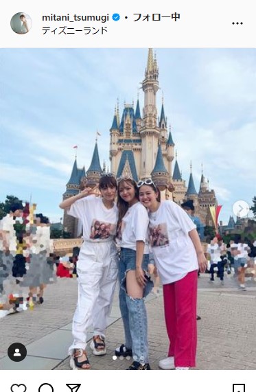 三谷紬アナウンサーのインスタグラムから