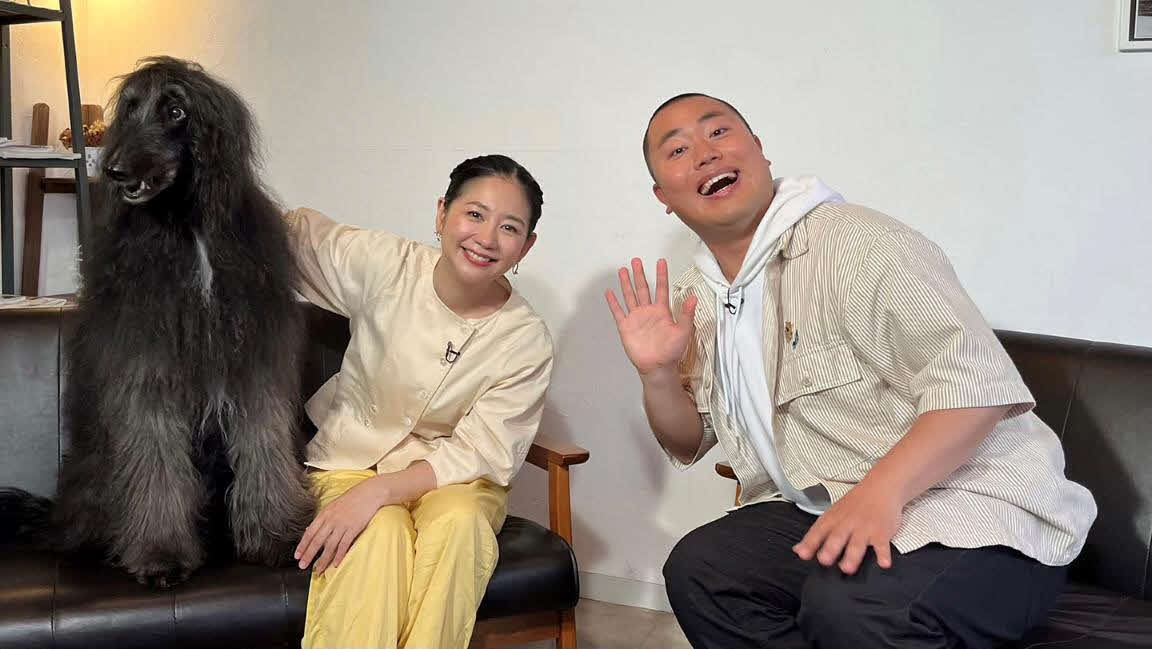 BSTBS新番組「いぬじかん」に出演する関根麻里とハナコの岡部大