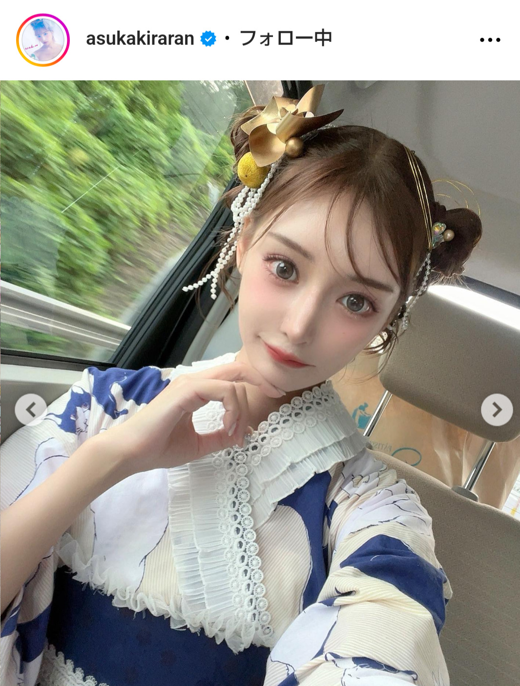 明日花キララのインスタグラムから