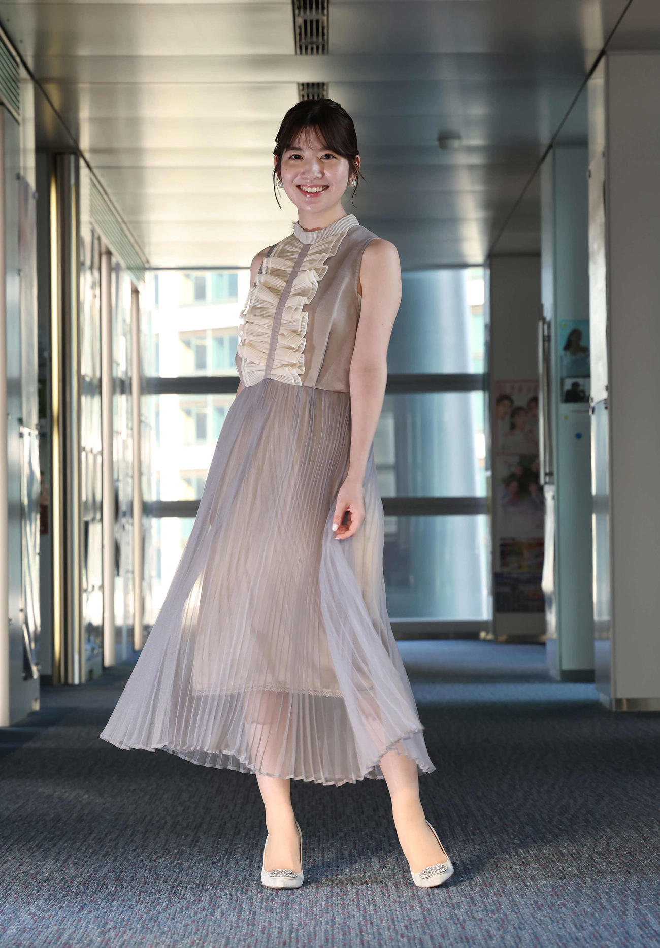 ミニアルバムをリリースした日テレ佐藤真知子アナウンサー（撮影・丹羽敏通）