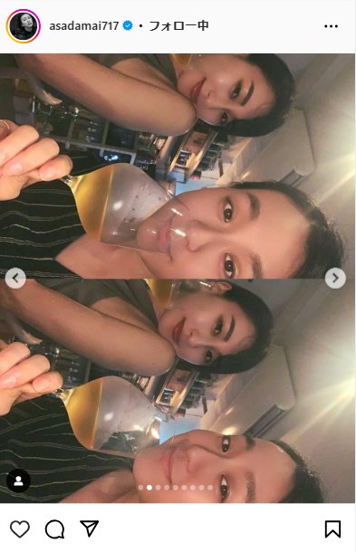 浅田舞のインスタグラムから