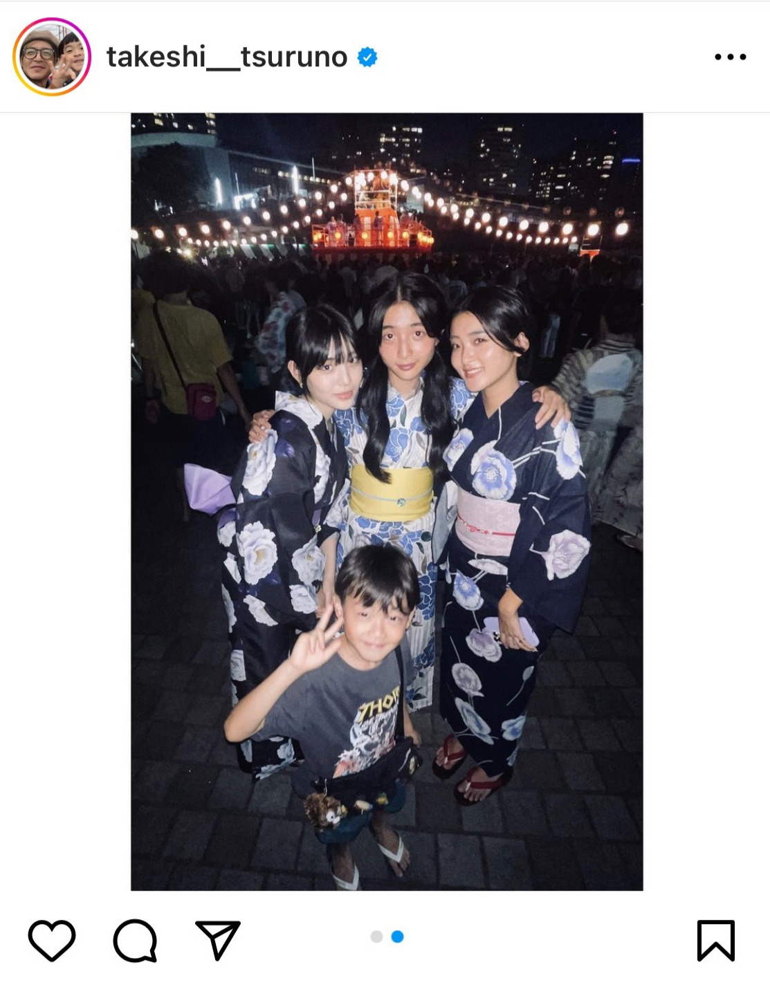 つるの剛士のインスタグラムから