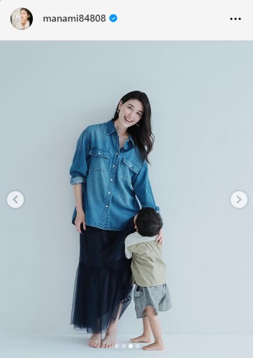 橋本マナミのインスタグラムから