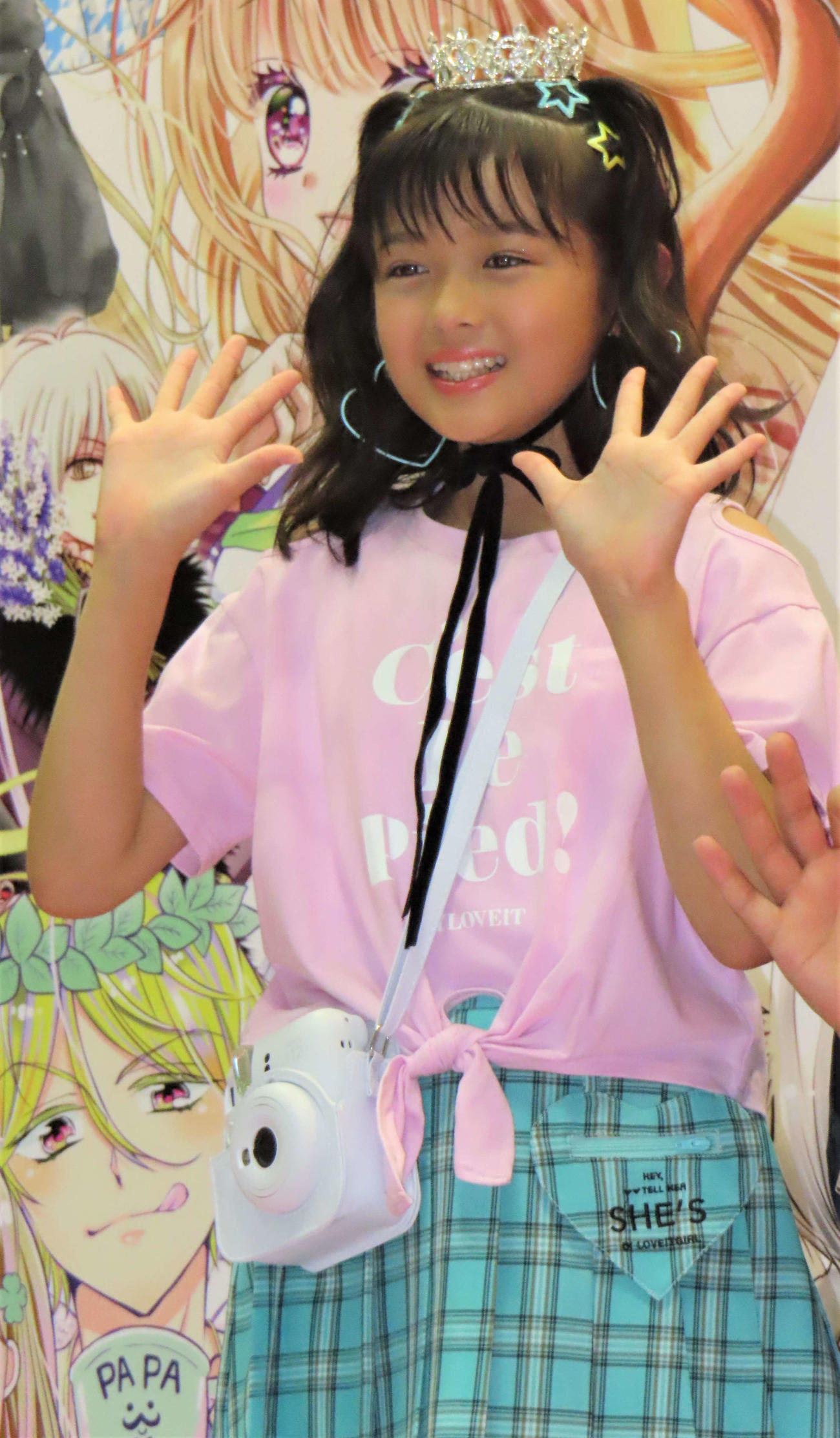 「ちゃおガール2023☆オーディション」でグランプリに輝いた、めいささん