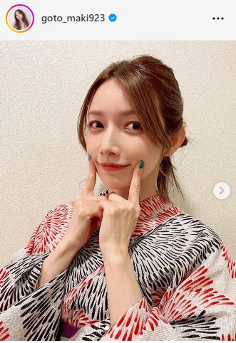 後藤真希のインスタグラムから