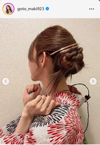 後藤真希のインスタグラムから