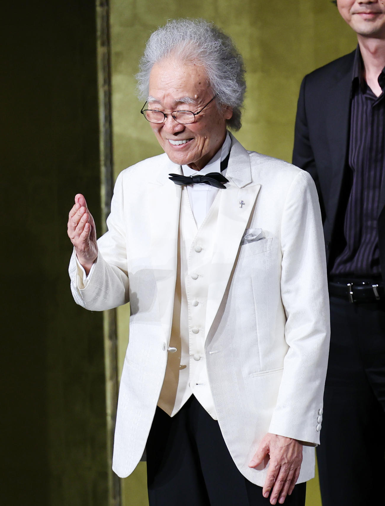 90歳の誕生日にディナーショーを行った菅原洋一（撮影・野上伸悟）