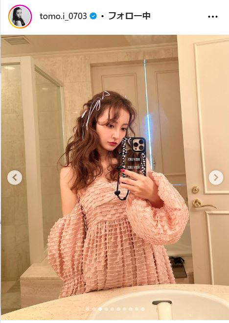 板野友美のインスタグラムから
