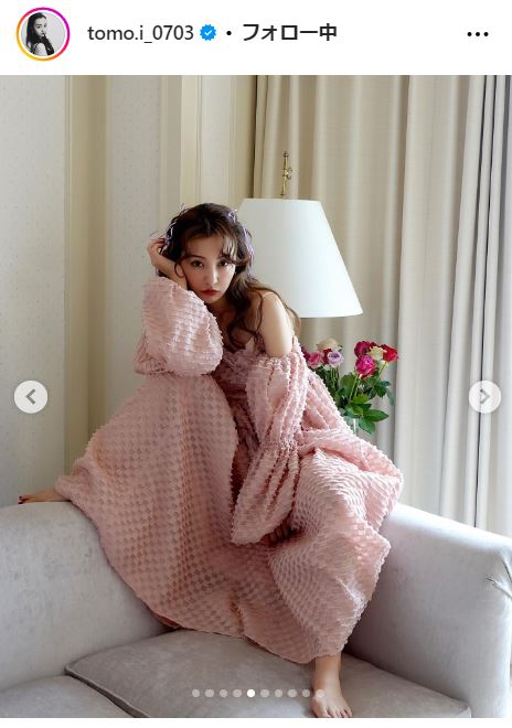 板野友美のインスタグラムから