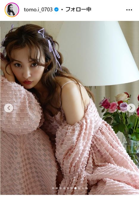 板野友美のインスタグラムから