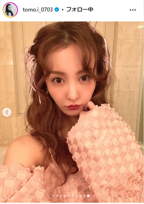 板野友美のインスタグラムから