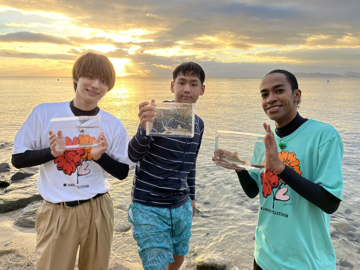 琵琶湖を訪ねたリチャード、福本