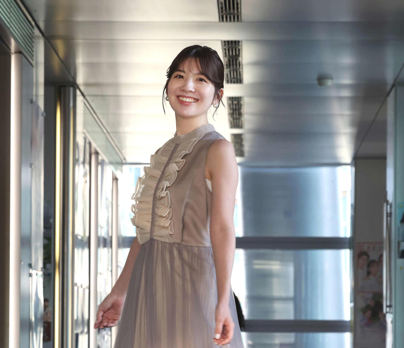 ミニアルバムをリリースした日テレ佐藤真知子アナ（2023年7月撮影）