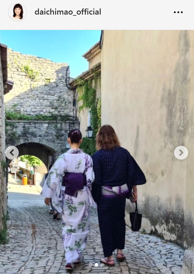 大地真央のインスタグラムから