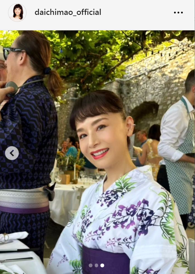 大地真央のインスタグラムから
