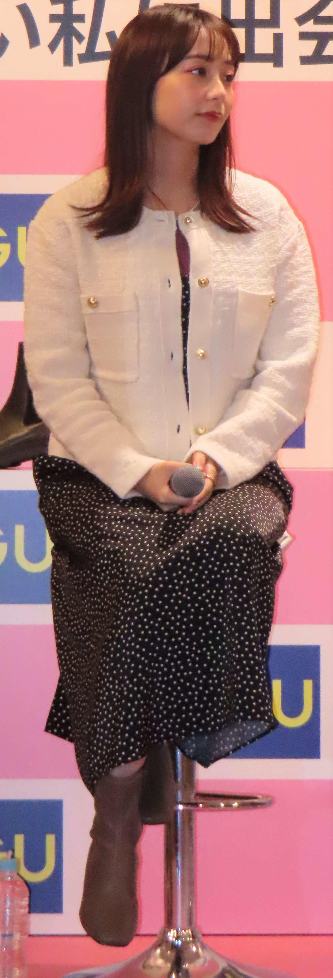 「ジーユー2023秋冬”軽快ブーツ“スペシャルムービー発表会」に出席した宇垣美里