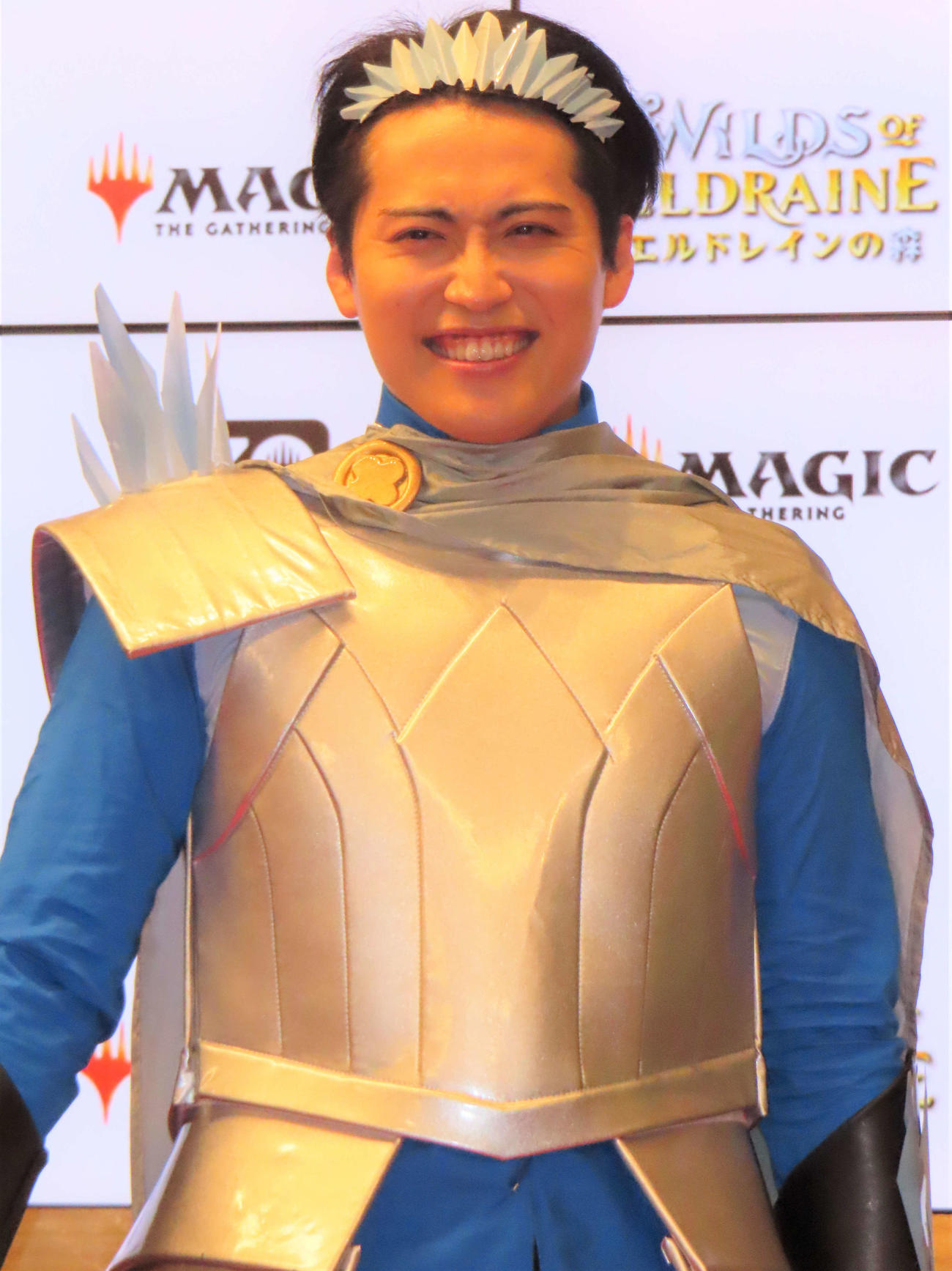 マジック：ザ・ギャザリング「エルドレインの森」発売PRイベントに出席したレインボー池田直人