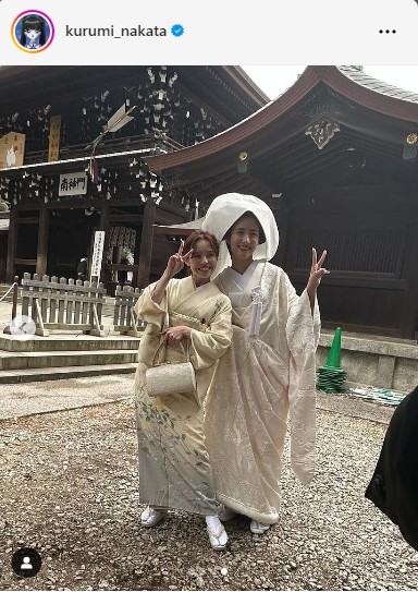 中田クルミのインスタグラムから