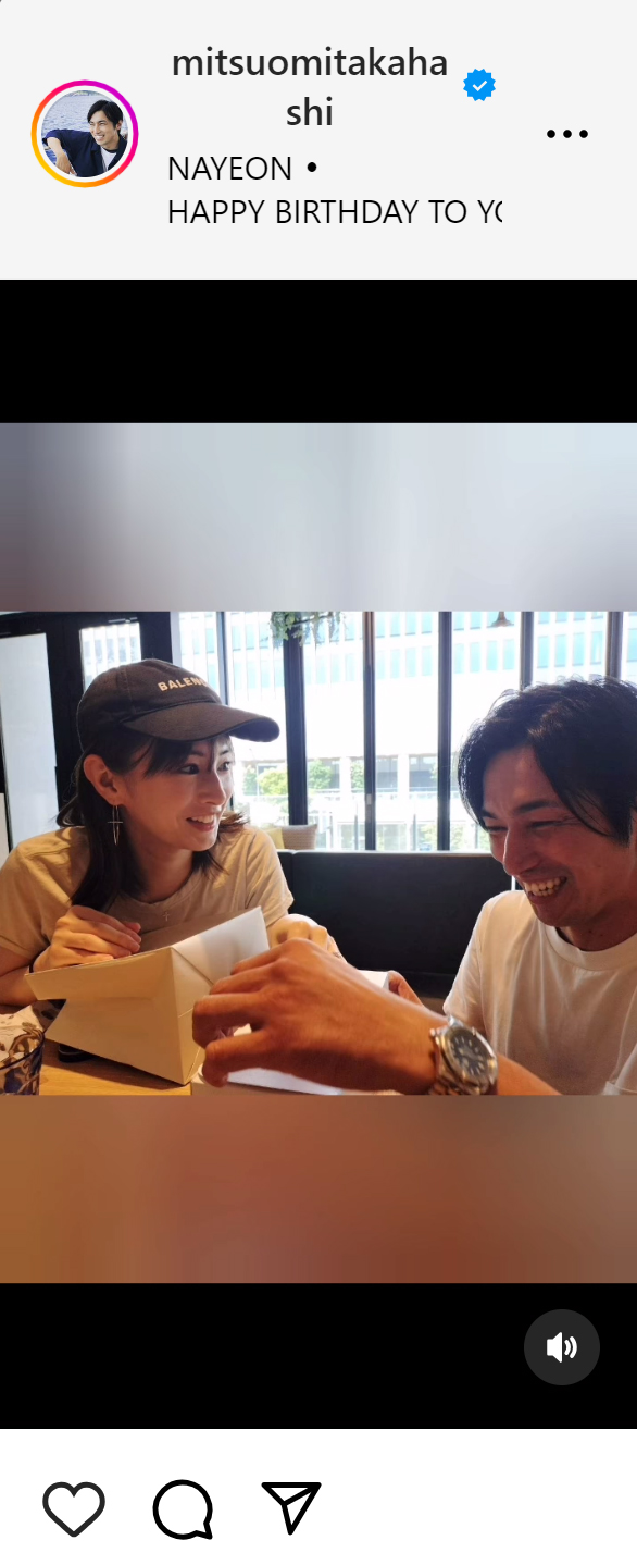 高橋光臣のインスタグラムから