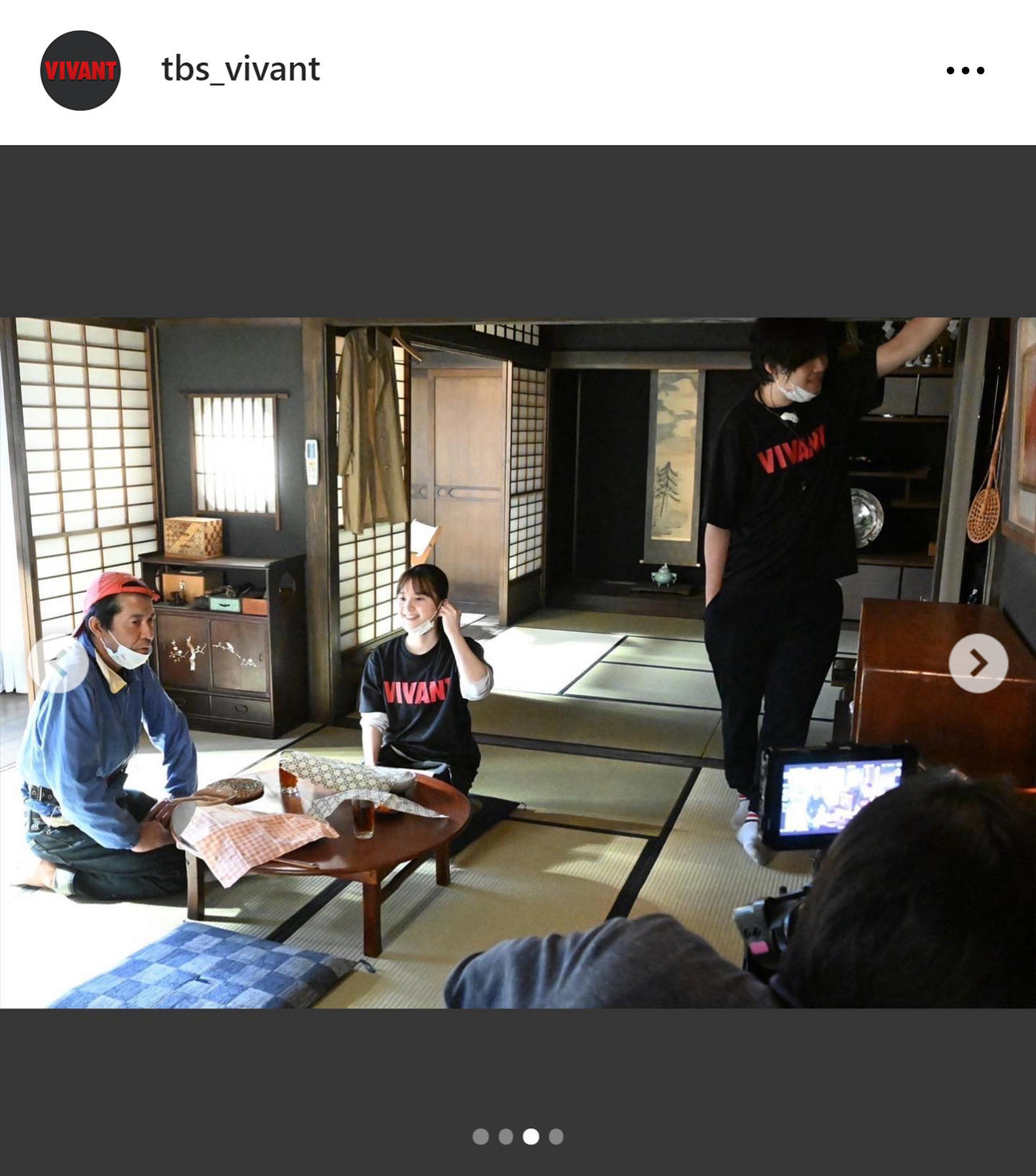 TBS日曜劇場「VIVANT」のインスタグラムから