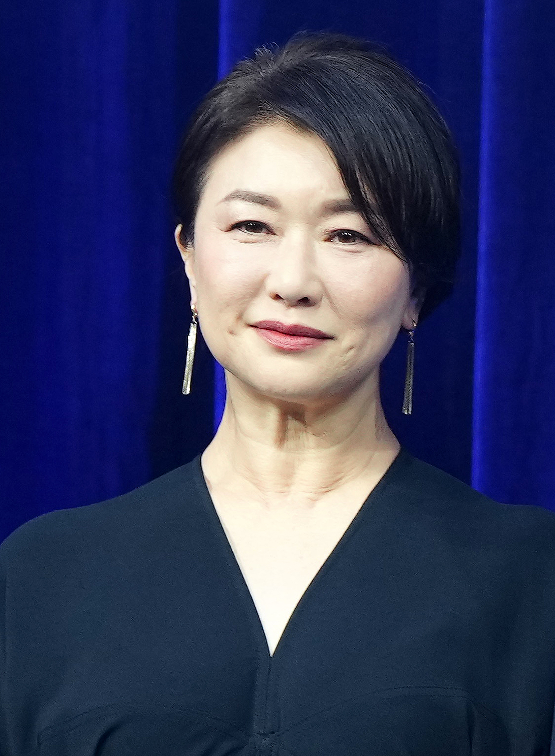 映画「沈黙の艦隊」完成報告会に臨む夏川結衣（撮影・江口和貴）