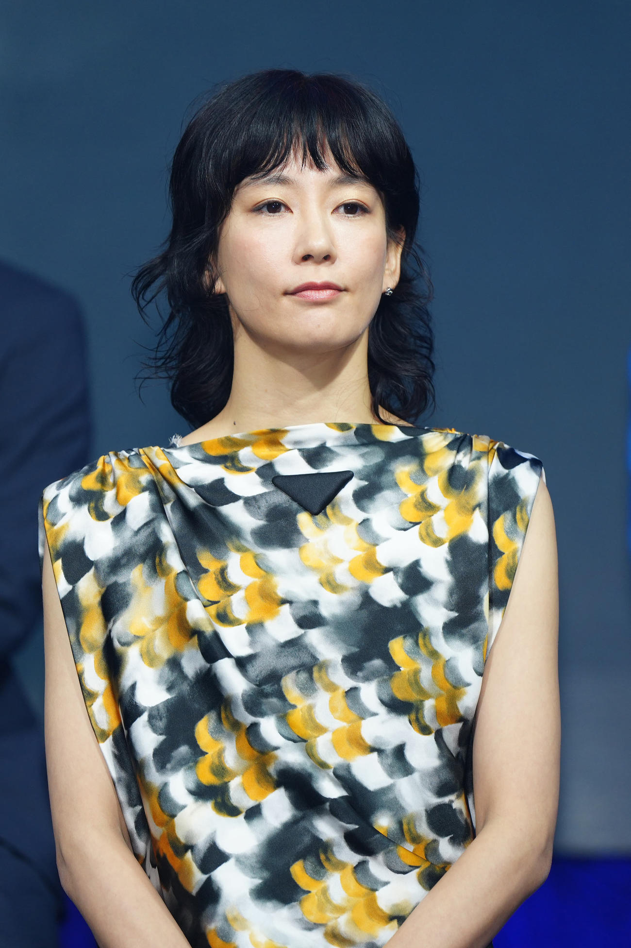 映画「沈黙の艦隊」完成報告会に臨む水川あさみ（撮影・江口和貴）