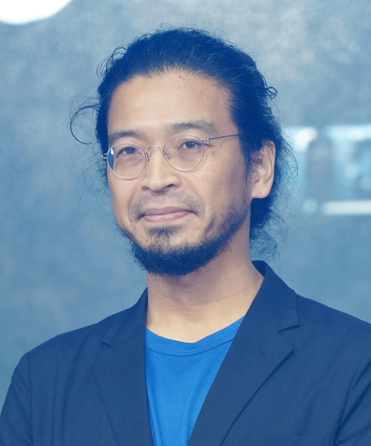 映画「沈黙の艦隊」完成報告会に臨む吉野耕平監督（撮影・江口和貴）