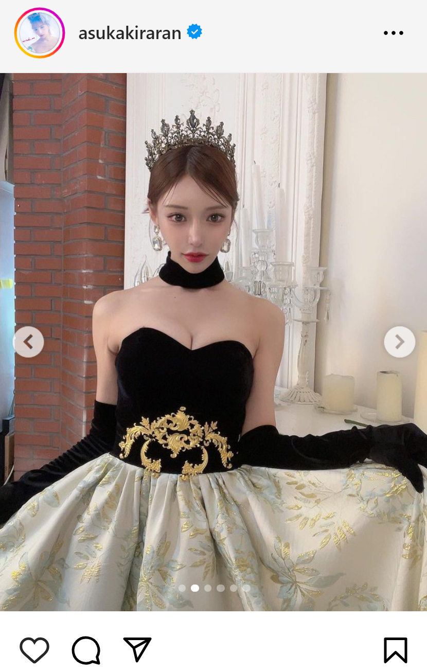 明日花キララのインスタグラムから