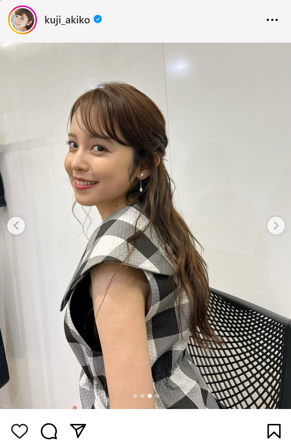 久慈暁子のインスタグラムから