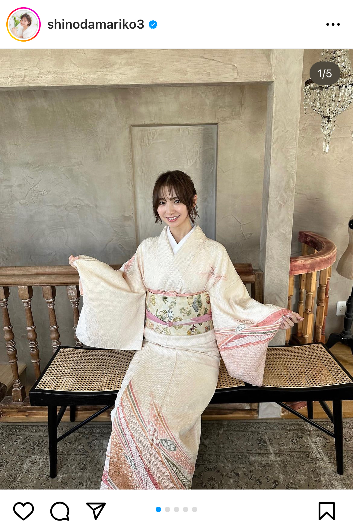 篠田麻里子のインスタグラムから