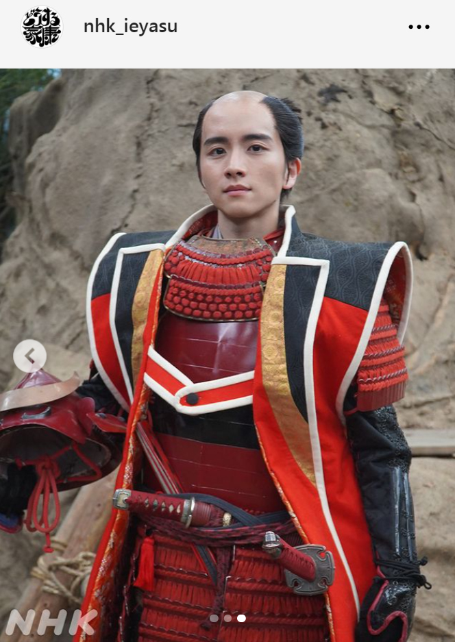 井伊直政役の板垣李光人（「どうする家康」の公式インスタグラムから）