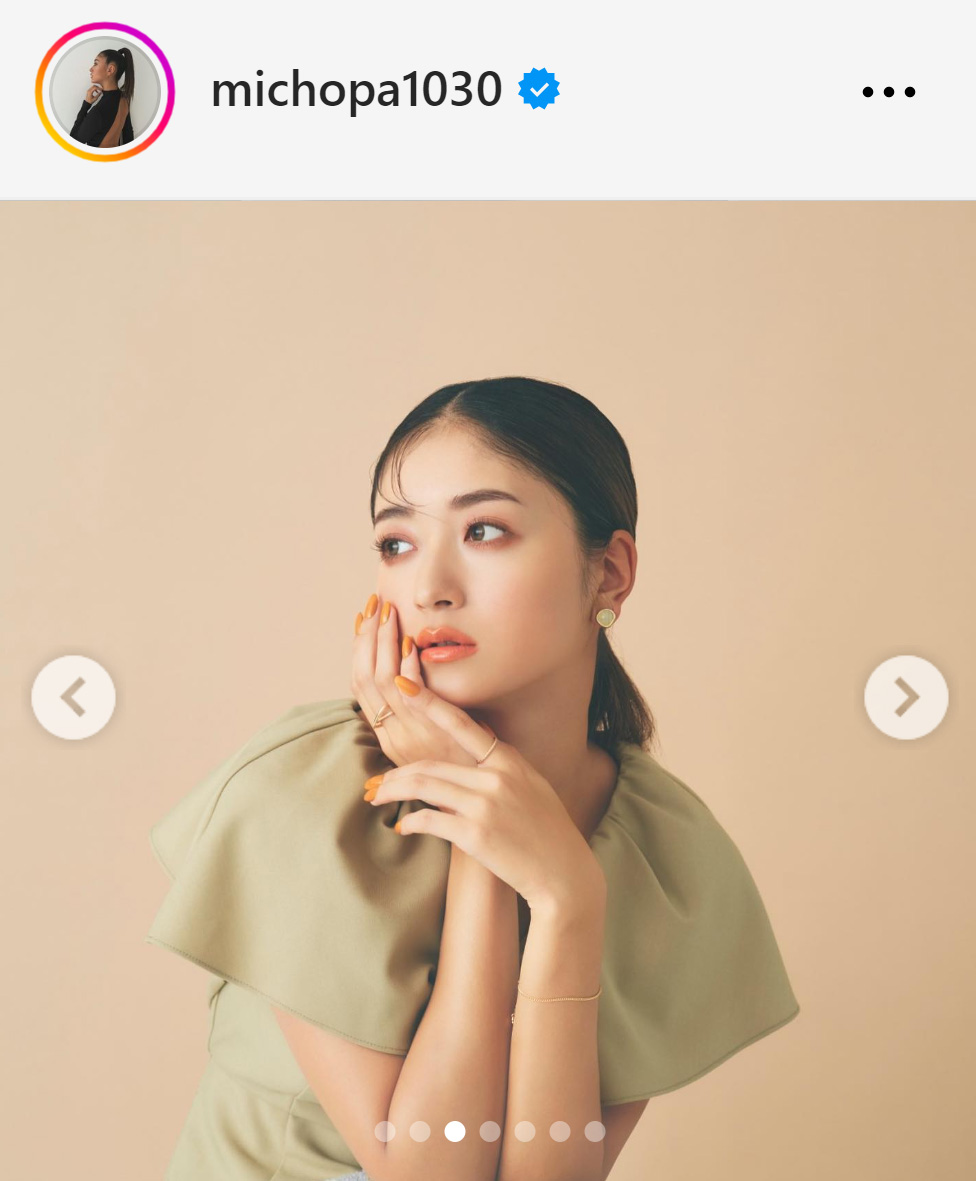みちょぱのインスタグラムから