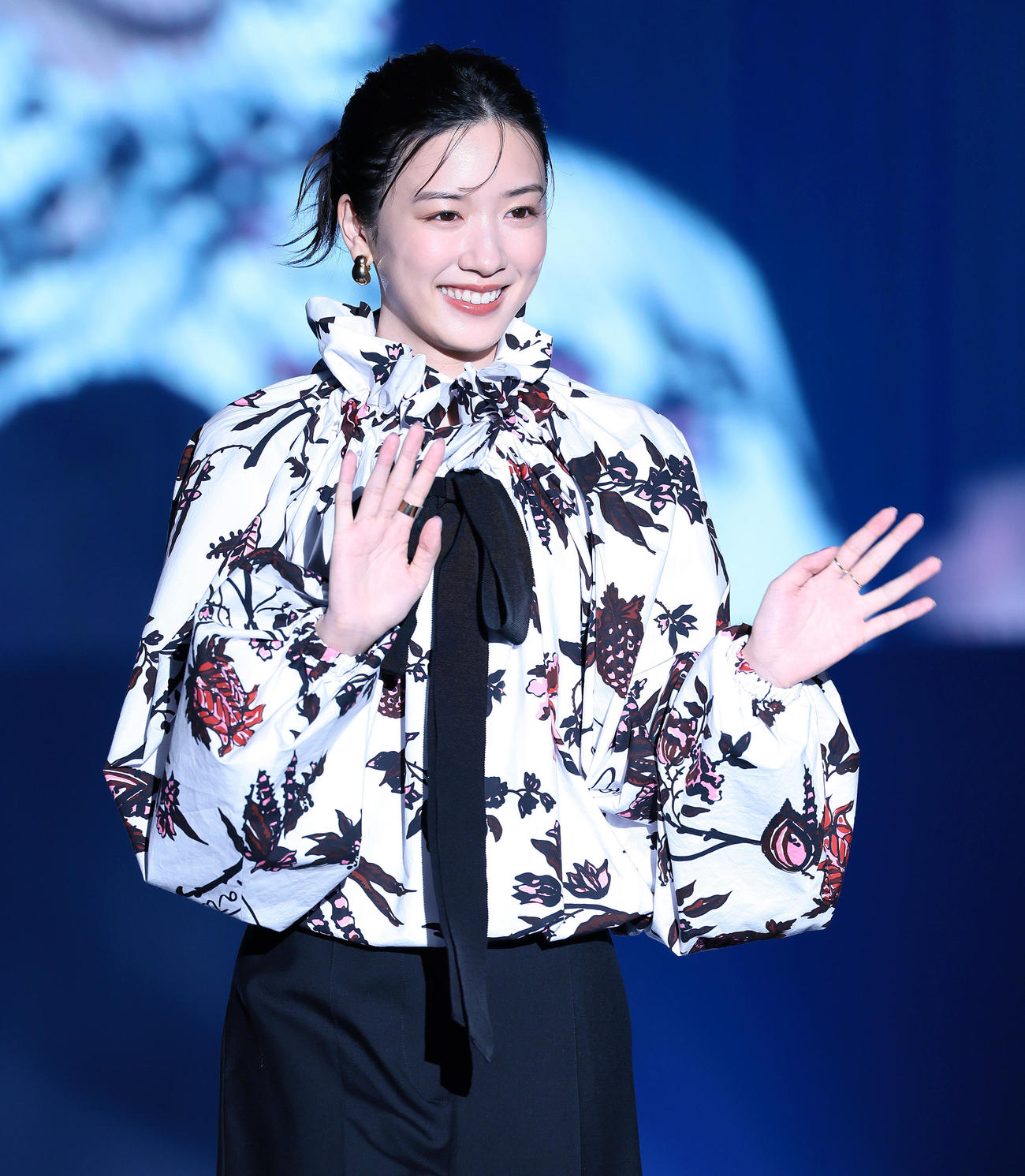 スペシャルゲストで登場した永野芽郁（撮影・足立雅史）