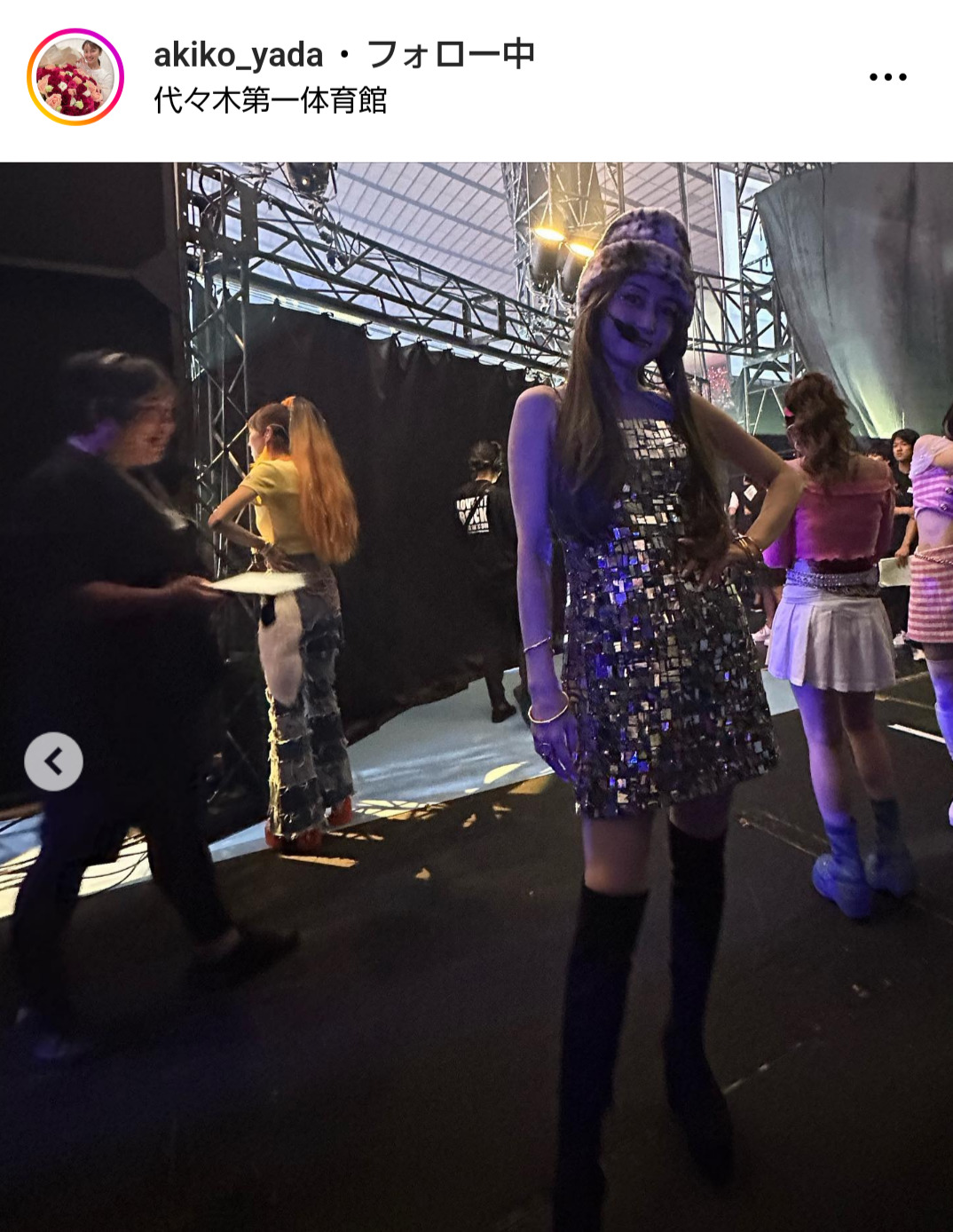 矢田亜希子のインスタグラムから