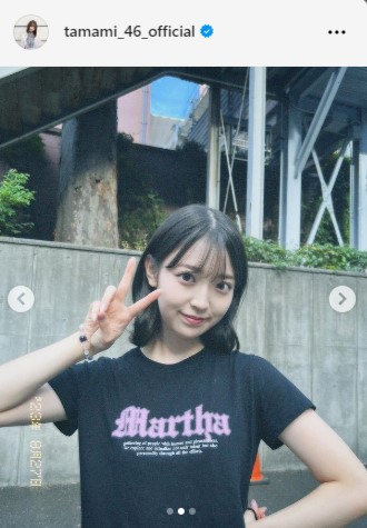 乃木坂46阪口珠美のインスタグラムから