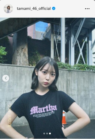 乃木坂46阪口珠美のインスタグラムから